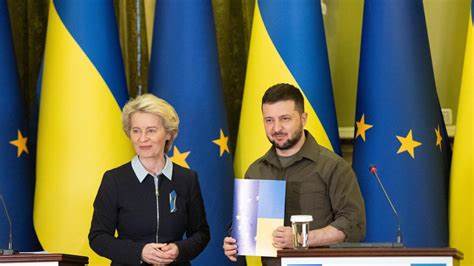 Ukraine and Moldova have been accepted as candidates for membership in the European Union.