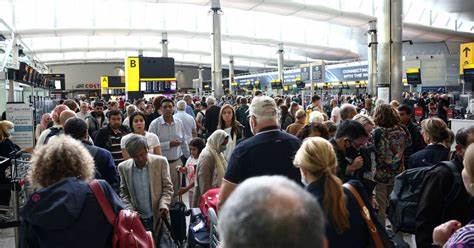 Heathrow has cancelled flights owing to “greater passenger numbers than the airport can serve”.