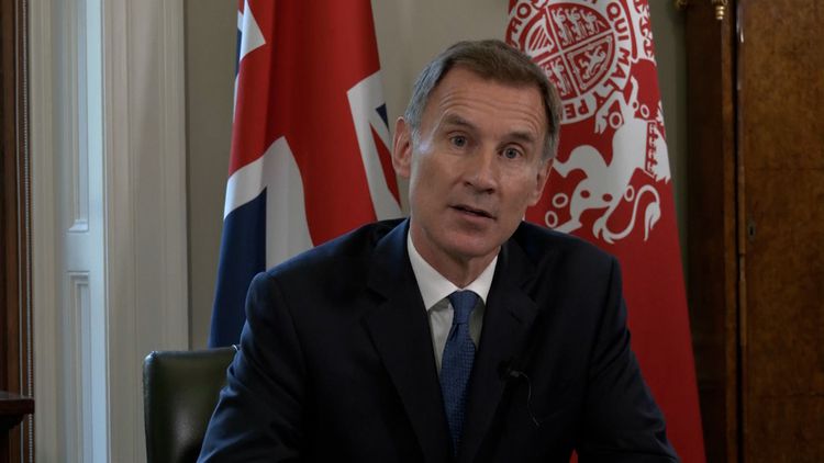 Tax cuts 'absolutely unachievable' now, says jeremy hunt.